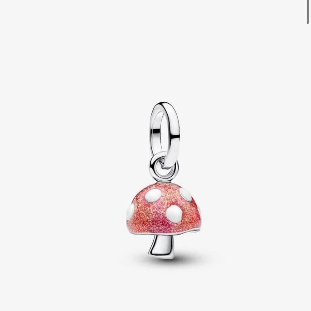 Pandora Glow-in-the-dark Mushroom Dangle Charm